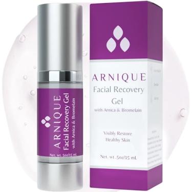 Imagem de Arnique Gel de arnica para rosto - Cuidados pós-tratamento de recuperação facial para enchimentos e tratamentos de injeção cosmética, Arnica Montana e bromelaína para contusões e inchaço após cirurgia