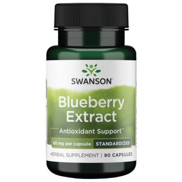 Imagem de Swanson Blueberry Leaf Extract 60 Milligrams 90 Capsules