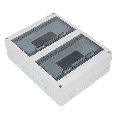 Imagem de Caixa de Disjuntor de 24 Vias Tampa Transparente de Tampa Transparente Caixa de Proteção à Prova D'água