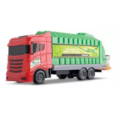 Imagem de Caminhão Grande Coleta Do Lixo Garbage Brinquedo Coletor - Orange Toys