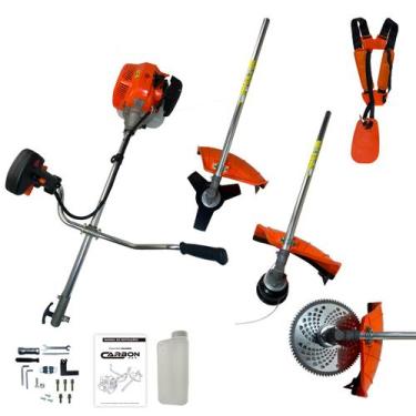 Imagem de Roçadeira a Gasolina Bipartida 2,5HP 52cc Profissional com Disco 80 De