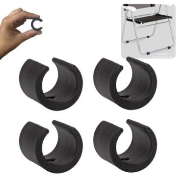 Imagem de Kit Protetor para Cadeira de Praia Redondo Preto / Protetor de Pe para