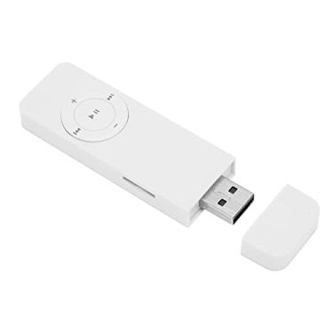 Imagem de ASHATA Leitor de MP3, leitor de MP3 de música digital portátil sem perdas de 64 GB, reprodutor de música portátil HiFi Sound MP3, e-book ouvir romances mini player, para estudantes e crianças (branco)