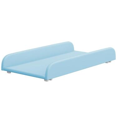 Imagem de Trocador De Fraldas Almofadado Para Berço Corino Azul P02