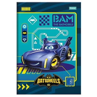 Imagem de Caderno Brochura Capa Dura Universitário Batwheels 80 Folhas Foroni
