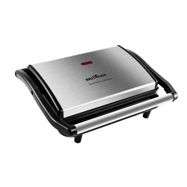 Imagem de Sanduicheira Grill Britânia Bgr27i Press Inox Preto 110v