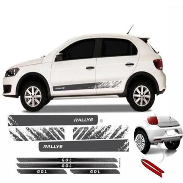 Imagem de Adesivos Kit Laterais + Soleira + Olho de gato Gol G6 - Resitank