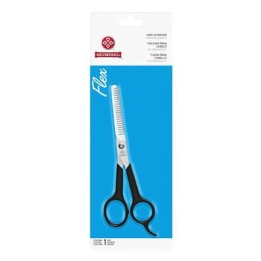 Imagem de Tesoura Para Cabelo Mundia Flex Fio Debaste 753-6 - MUNDIAL