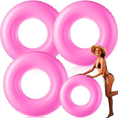 Imagem de Gemscream Boia inflável jumbo para piscina, 129 cm, boia de piscina, brinquedo inflável para adultos, para férias de verão, praia, rio, despedida de solteira, artigos de festa de casamento para