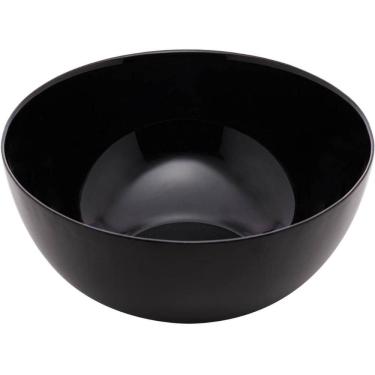 Imagem de Bowl De Vidro 1,8l Tigela Cumbuca Lyor Saladeira Diwali Black Opalino 21cm
