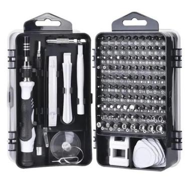 Imagem de Kit de Ferramentas Manutenção Celular e Notebook com 115 Peças - Hackz