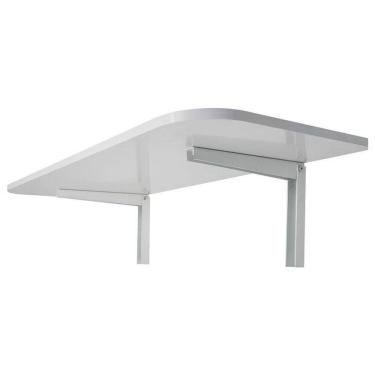Imagem de Mesa Dobrável Parede Articulada 90X40Cm Branca Multivisao