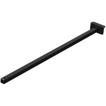 Imagem de Suporte Refletor Fachada Banner Braço 70 Cm - Preto