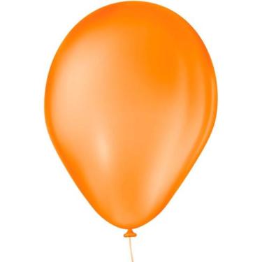 Imagem de São Roque Balão Imperial N.070 , Laranja, 50 balões - Balões São Roque