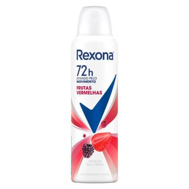 Imagem de Desodorante Antitranspirante Aerosol Rexona Frutas Vermelhas 72 horas 150ml