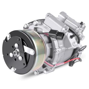 Imagem de Compressor de ar condicionado AC com embreagem para Honda Civic 1.8L 2006-2011, compressor de ar condicionado de carro para Civic substitui 38800-RNA-A01, CO 4918AC, 38810RNAA02 – Tipo TRSE07, óleo