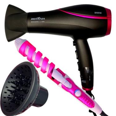 Imagem de Secador De Cabelo Britania 2100w Profissional Ion Quente Frio Bs22 Dif