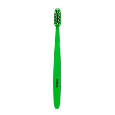 Imagem de Escova Dental Cerdas Macias Cabo Super Leve Basic Soft Klin, Verde