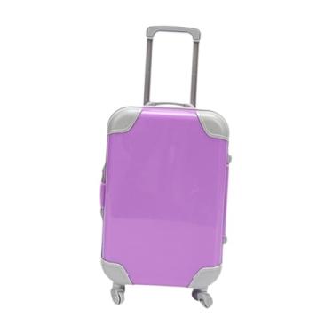 Imagem de MERIGLARE Mini mala porta-cílios portátil, caixa de embalagem fofa para lembrancinhas de festa, acessórios para casa de bonecas, caixa de armazenamento de, Roxo
