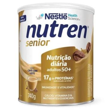 Imagem de Nutren Senior Suplemento Alimentar Adulto Café com Leite 740G, 740g, C