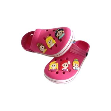 Imagem de Sandália Fechada Princesa Mistos Juvenil Tamanho 33 ao 40 Adulto (Pink, BR, Adulto, Faixa Numérico, 33, 34)