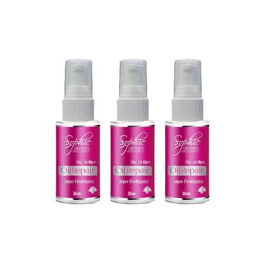 Imagem de Kit com 3 Sérum Finalizador Oil Repair, 30ml cada, Reparador de Pontas com Proteção UV
