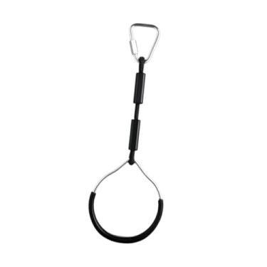 Imagem de predolo Argolas de treinamento de força, anel de puxar para meninos e meninas, anel de ginástica para exercícios, Preto