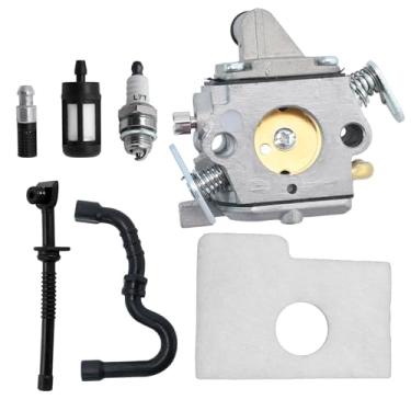 Imagem de LIDSCURA Carburador MS170 com filtro de óleo combustível substituição de vela de ignição para carburador Sthil MS 170 MS180 017 018 Carb Zama C1Q-S57A C1Q-S57B motosserra 1130-120-0603