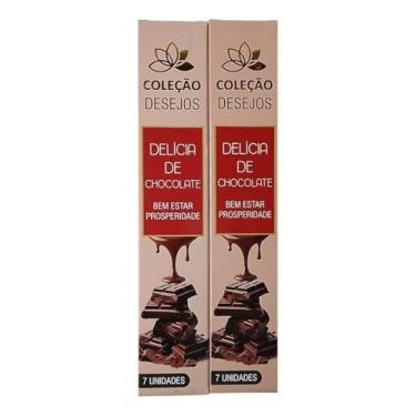 Imagem de Incenso Dos Desejos Vegano Super Premium 2 Caixas - Escolha Seu Aroma(Delícia de Chocolate)