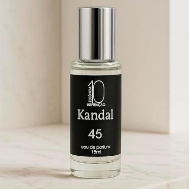 Imagem de Essência10 Kandal Nº 45, Masculino, 15ml, Âmbar Amadeirado Doce, Notas de Sálvia, Tangerina, Caramelo e Fava Tonka, Inspirado Scandal, Alta Projeção