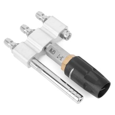 Imagem de Bocal Giratório 3 em 1 Shooter Tip M5, Bocal Lavagem Suave a Jusante com Engate Rápido 1/4'' 3-7 GPM Ajustável Nozzle Jato X para Lavadora Alta Pressão Lavagem Tetos Veículos Jardim