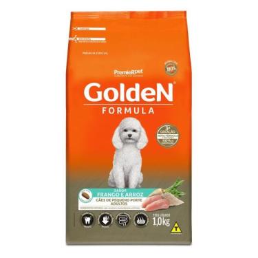 Imagem de Ração Golden Fórmula Cães Adultos Mini E Pequeno sabor Frango e Arroz 