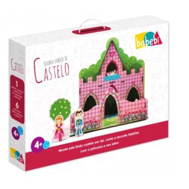 Imagem de Quebra-Cabeça 3D Castelo Brinquedo Educativo e Pedagógico - Babebi