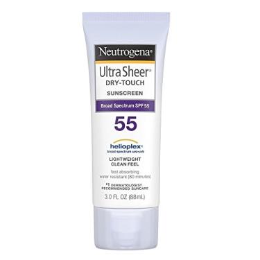 Imagem de Protetor solar Johnson & Johnson Neutrogena Ultra Sheer Dry-Touch FPS 55 85 g (pacote com 4)