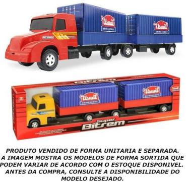 Imagem de Caminhao super bitrem bau - usual - USUAL BRINQUEDOS