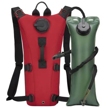 Imagem de ATBP Colete de hidratação para corrida mochila tática 3L para bexiga de água mochila para ciclismo maratona caminhada mochila masculina e feminina