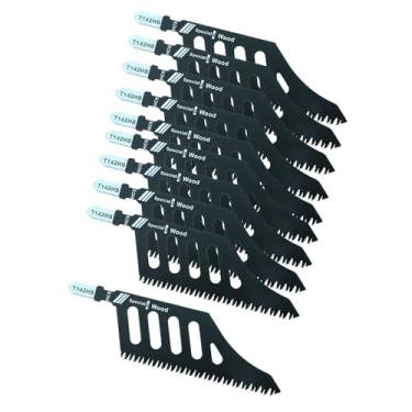 Imagem de Dualoai Acessórios para ferramentas elétricas de haste T para cortador de serra de reposição para marcenaria industrial, 10 Peças