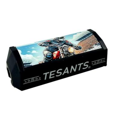 Imagem de Almofada de guidão para bicicleta suja, barra transversal de proteção de peito de esponja serve para motos de sujeira de 3,8 cm, motocross, quadriciclos, off-road, guidão, barra transversal (preta)