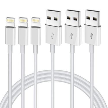 Imagem de Carregador UIIAVS para iPhone, 6 pés (2 m), cabo Lightning, pacote com