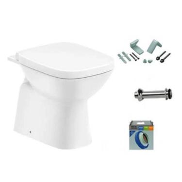 Imagem de Kit Vaso Sanitario Roca Debba Classic Completo Branco C329727001 - LAU