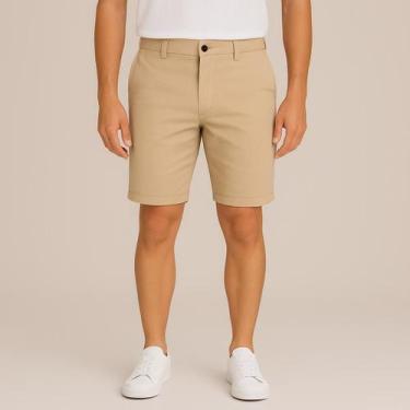 Imagem de Bermuda Sarja Colorida Masculina Alfaiataria Sport Elastano Diversas C