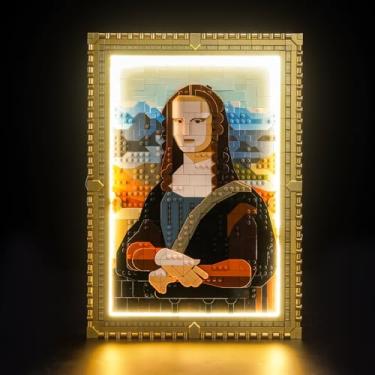 Imagem de Hilighting Upgraded Led Light Kit Compatible with Lego Art Mona Lisa Building Set, Lights Decoration Compatible with Lego 31213 (Model Not Included)