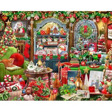 Imagem de Springbok Quebra-Cabeça De 1000 Peças Da Boutique Natal Artista Gina Jane Apresenta Um Feriado Aconchegante Repleto Presentes Festivos