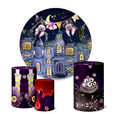 Imagem de Trio Capas Cilindro e Painel Festa 1,50m Halloween (K1HAL0007)
