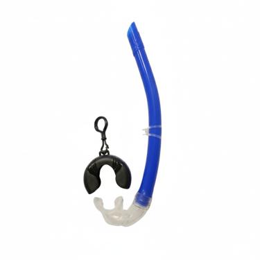 Imagem de Scuba Choice Snorkel de silicone dobrável com recipiente de armazenamento, azul