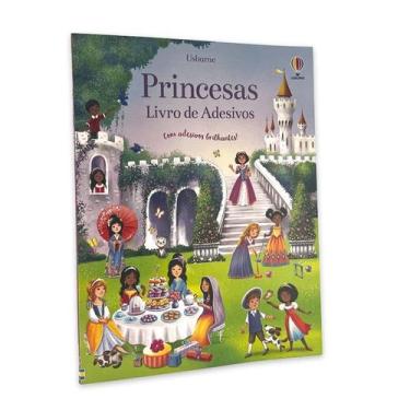 Imagem de Livro - Princesas: livro de adesivos