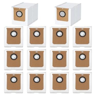 Imagem de Pacote com 14 sacos de pó de substituição para aspirador de pó Eufy L60 / L60 SES / L50/ L50 SES, para aspirador de pó Haier H9+, Conga Home 10000, 8090 Ultra, 9090 AI