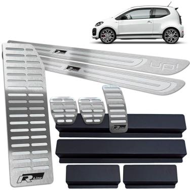 Imagem de Descanso Pedaleira Manual Soleira Prata AR Up R-line 2 Porta