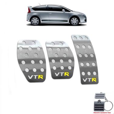 Imagem de Pedaleira Em Aço Inox Citroen C4 Vtr 2005 A 2010 Prata