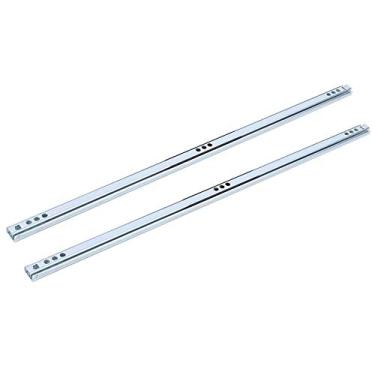 Imagem de Ailgely Deslizagem do Rolamento de Esferas da Gaveta, Robusto e Resistente Trilho de Lâmina de Aço de 450x17mm para Armários de Gabinete, Deslizamento Liso, Carga Resistente à